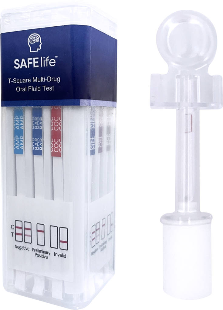 5 Panel TCube Saliva Drug Test NO THC CJ Cooper