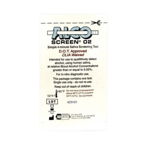 Saliva Alcohol Screen CLIA & DOT Approved CJ Cooper